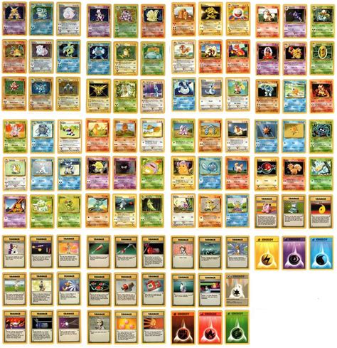 Pokémon Base Set Set de base anglais complet 102 102 Catawiki