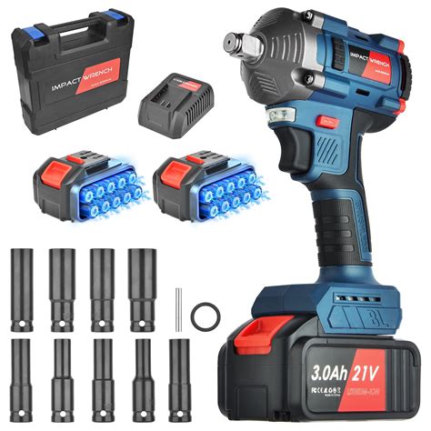 Teanyotink Brushless Cordless Impact Wrench Inch Max Torque Nm