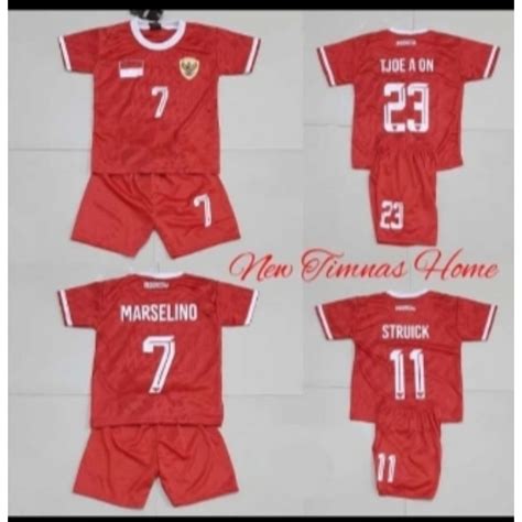 Jual Jersey Bola Anak Timnas Indonesia U 23 Home 24 25 AFC Cup