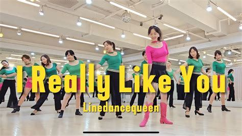 I Really Like You 진짜 진짜 좋아해 Line Dance L Beginner L Linedancequeen L