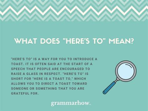 "Here's To Someone/Something" - Meaning & Examples - TrendRadars