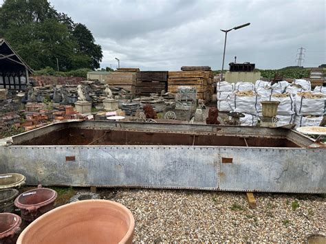 Very Large Galvanised Tank The Beechfield Reclamation Co