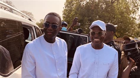 Campagne présidentielle 2024 Rencontre entre Amadou Ba et Khalifa