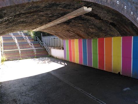 Stripy Underpass Coventry Arena Station A J Paxton Cc By Sa