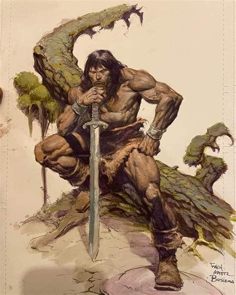 Comic Movies Comic Books Art David Finch Frank Frazetta Conan The