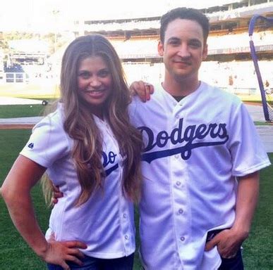 Ben Savage, Danielle Fishel from 'Girl Meets World' take on Dodgers game | Larry Brown Sports