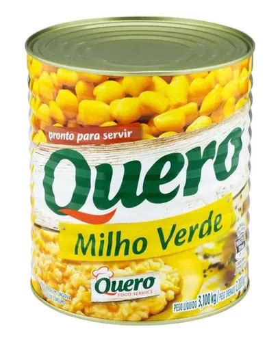 Lata D Milho Verde Quero 2kg Conserva Atacado Kit 2 Unidades Mercadolivre