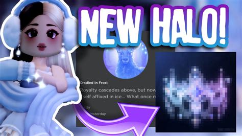 Winter Halo Announced In Royale High Glitterfrost Updaate Youtube