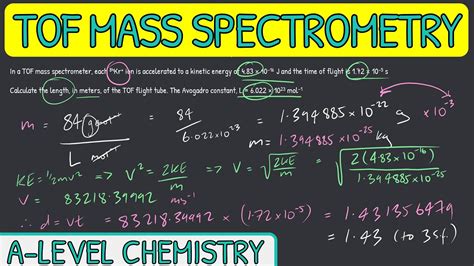 Time Of Flight Mass Spectrometry Exam Question Walkthroughaqa A