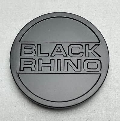 USED Black Rhino Matte Black Snap In Wheel Center Cap CCBRPSC002MB EBay