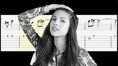 Olivia Rodrigo Enough For You Guitar Tutorial Tabs With Sheets