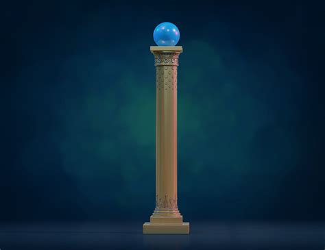 Pillar Column - 3D Print Model by Skazok