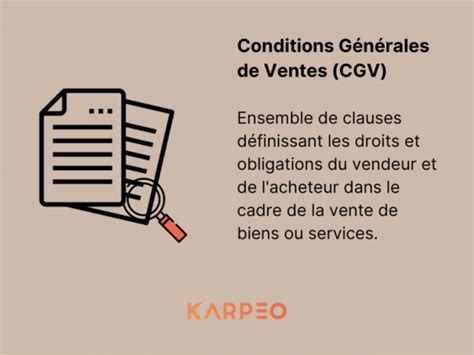 Conditions Générales De Vente Cgv Comment Les Rédiger