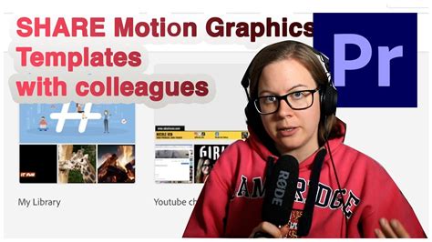 How To Share Motion Graphics Templates In Premiere Pro YouTube