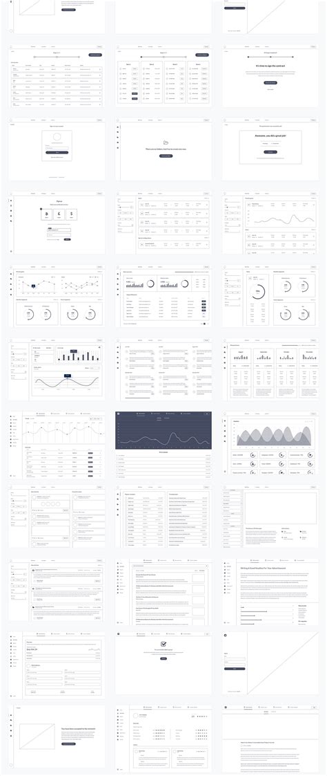 The Ultimate Dashboard UX Wireframes Behance