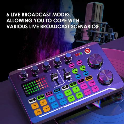 Professional Studio Recording Kit Placa De Som Live Cards Computador Pc