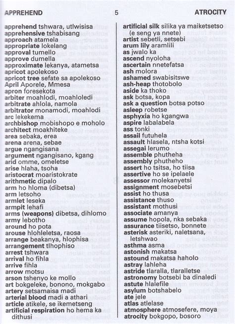 Shuters New South Sotho Dictionary: English-South Sotho & South Sotho ...