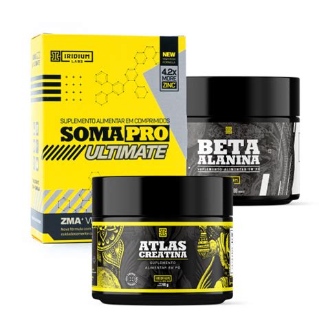 Soma Pro Ultimate Atlas Creatina 90g Beta Alanina 120g Iridium