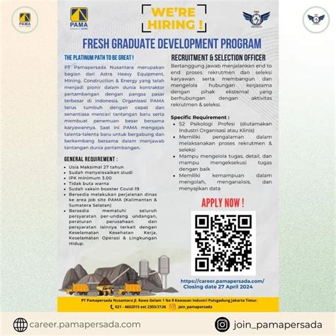 Loker Pt Pamapersada Nusantara Lokerpalangka