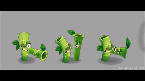 Plants Vs Zombies 3 Bamboo Shoots Animation Youtube