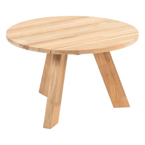 4 Seasons Outdoor Cosmic Salontafel Teak 65cm H40cm Ultiem Buitenleven