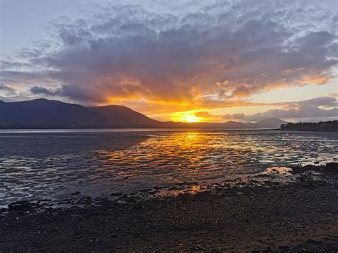 Sunset in Tralee Bay last night. : r/ireland