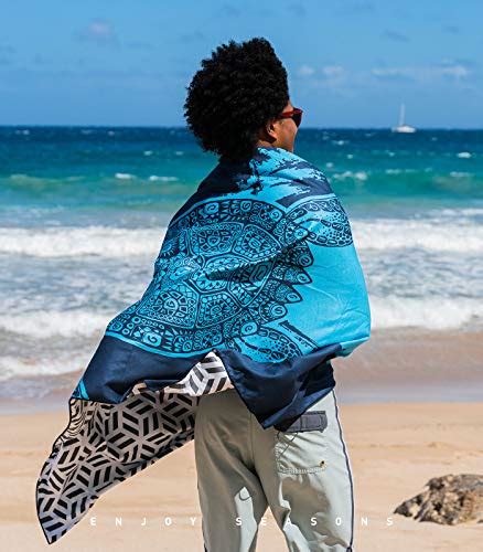 OCOOPA Serviette De Plage En Microfibre Anti Sable Extra Large 180 X