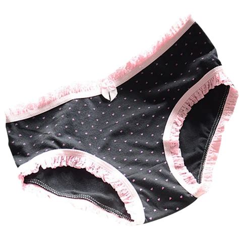 Underwear Cotton Briefs Underpants Sexy Womens Cute Polka Dots Brief