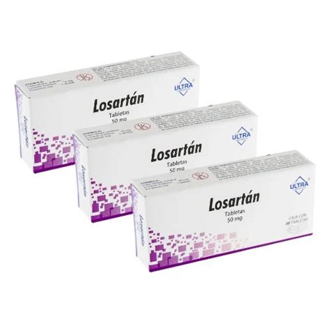 Comprar Losartán 50 mg con 30 comprimidos pack 3x2 Prixz