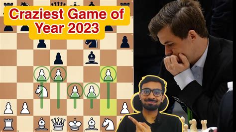 Most INSANE Chess Match Of 2023 Magnus Carlsen VS Alireza Firouzja