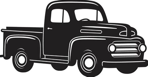 Red Pickup Truck Vector Vibrant Design Element Vector Graphics of a ...