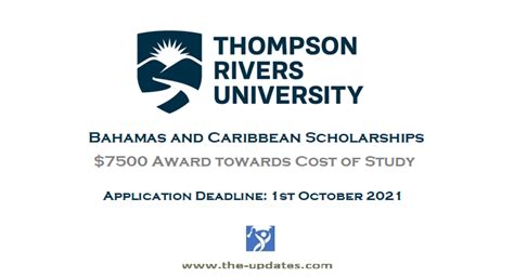 Bahamas and Caribbean Scholarships at Thompson Rivers University Canada