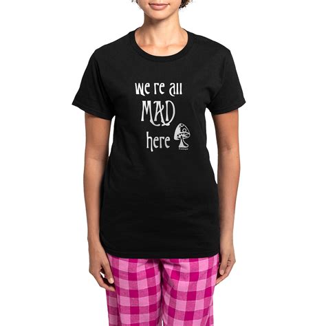 Cafepress Womens Dark Pajamas Womens Short Sleeve Print T Shirt