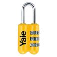 Yale Yp Open Shackle Combination Padlock Grey