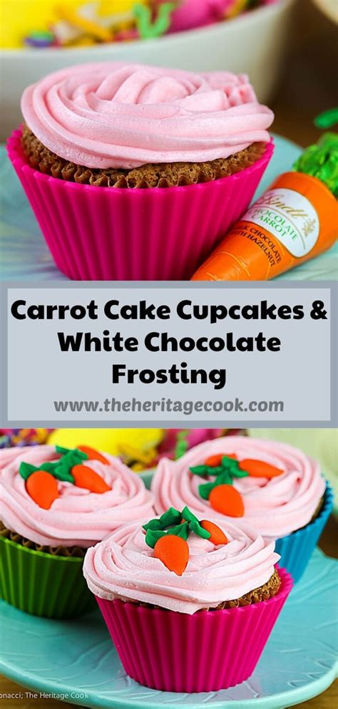 Carrot Cake Cupcakes With White Chocolate Buttercream Gluten Free