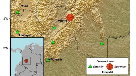 Sigue Temblando En El Huila Esta Vez Baraya Fue Epicentro De Un Sismo La Voz De La Región