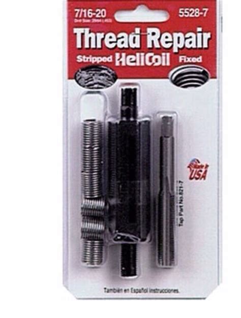 Helicoil 5528 7 7 16 X20 Inch Fine Thread Repair Kit DWTOOL