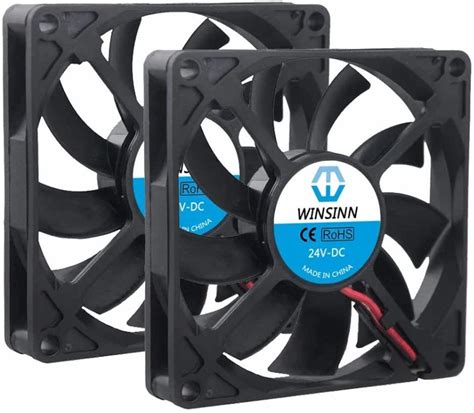 WINSINN 80mm Fan 24V Brushless 8015 80x15mm For Cooling PC Computer