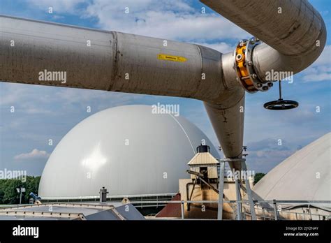 Biogas Plant Gas Storage With Dome Fermenter Tanks For The