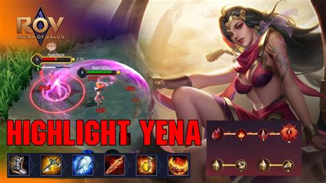 Garena Rov Mobile Moba Highlight Combo Yena Gameplay Android Ios