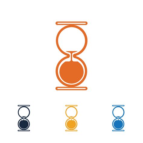 hourglass logo vector 6184809 Vector Art at Vecteezy