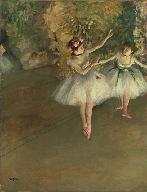 Two Dancers On A Stage Art Print By Edgar Degas King And Mcgaw