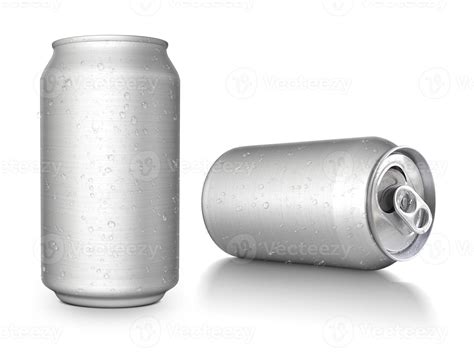Aluminum cans on white background For design 8616649 Stock Photo at