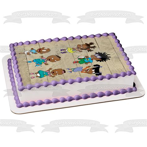 Rugrats Chuckie Angelica Tommy Phil Lil Kimi Edible Cake Topper Image A Birthday Place