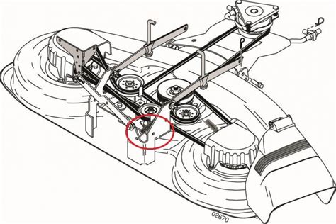 Craftsman lawn mower pulley diagram