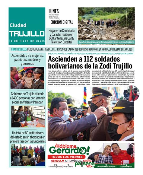 Ciudad Trujillo On Twitter FelizLunes Esta Es Nuestra Portada De Hoy