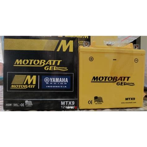 Jual Aki Motobatt MTX9 Alternatif YB9B GS 12N9 Pulsar 180 200 220 Vespa