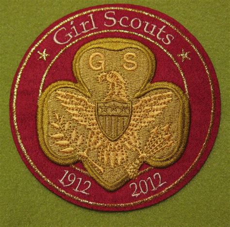 Girl Scout 100th Anniversary Tenderfoot Patch Gsusa Thank You Talli