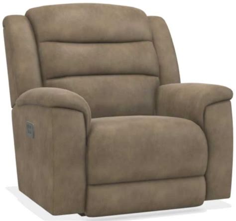 La Z Boy® Redwood Mushroom Power Rocking Recliner With Headrest And Lumbar Blvdhome