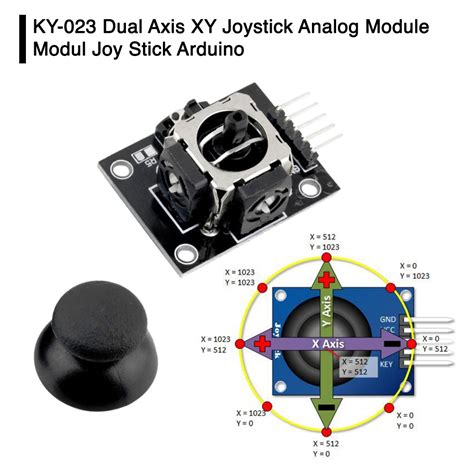 jual ky  dual axis xy joystick analog module modul joy stick arduino